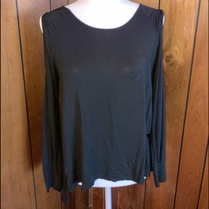 (2/$15) American Eagle Open Shoulder Long Sleeve